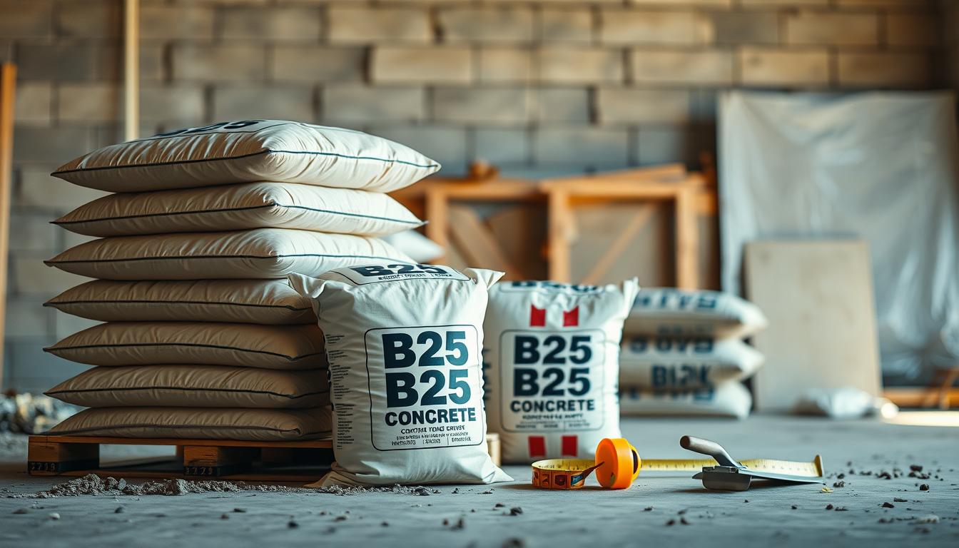 Beton B25 w workach ile na m3